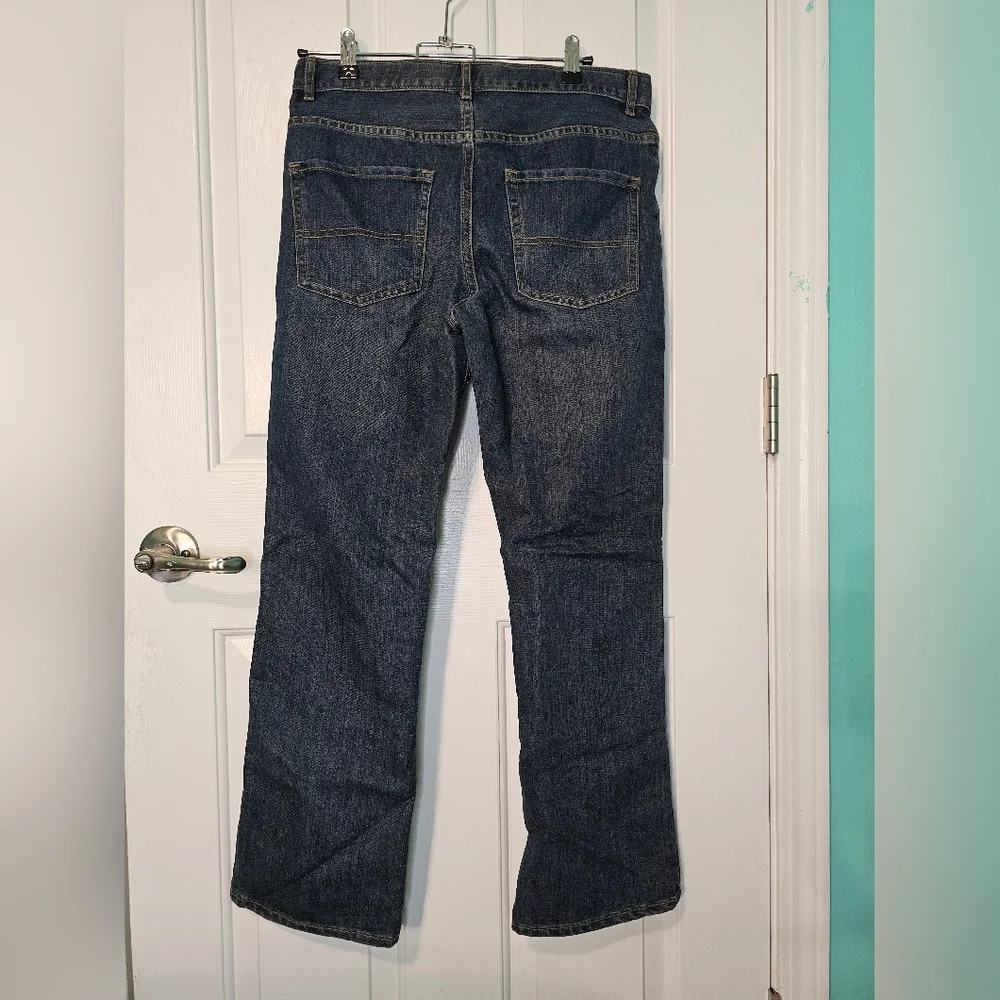 Children's Place Dark Blue Bootcut Jeans Boys Size 14 Husky NWT